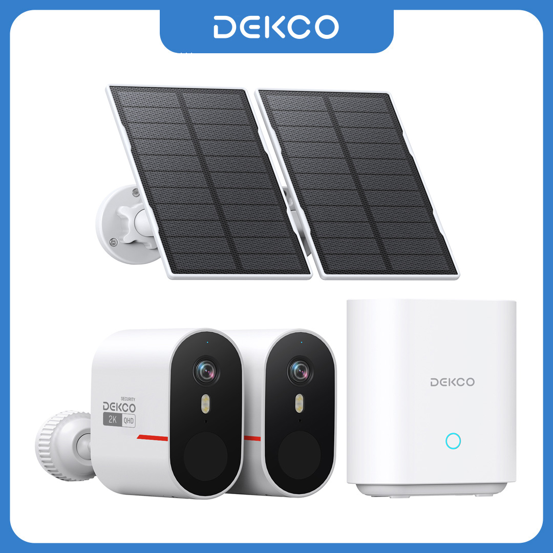 Home Security Business - Dekco 3MP WiFi Solar Camera System
