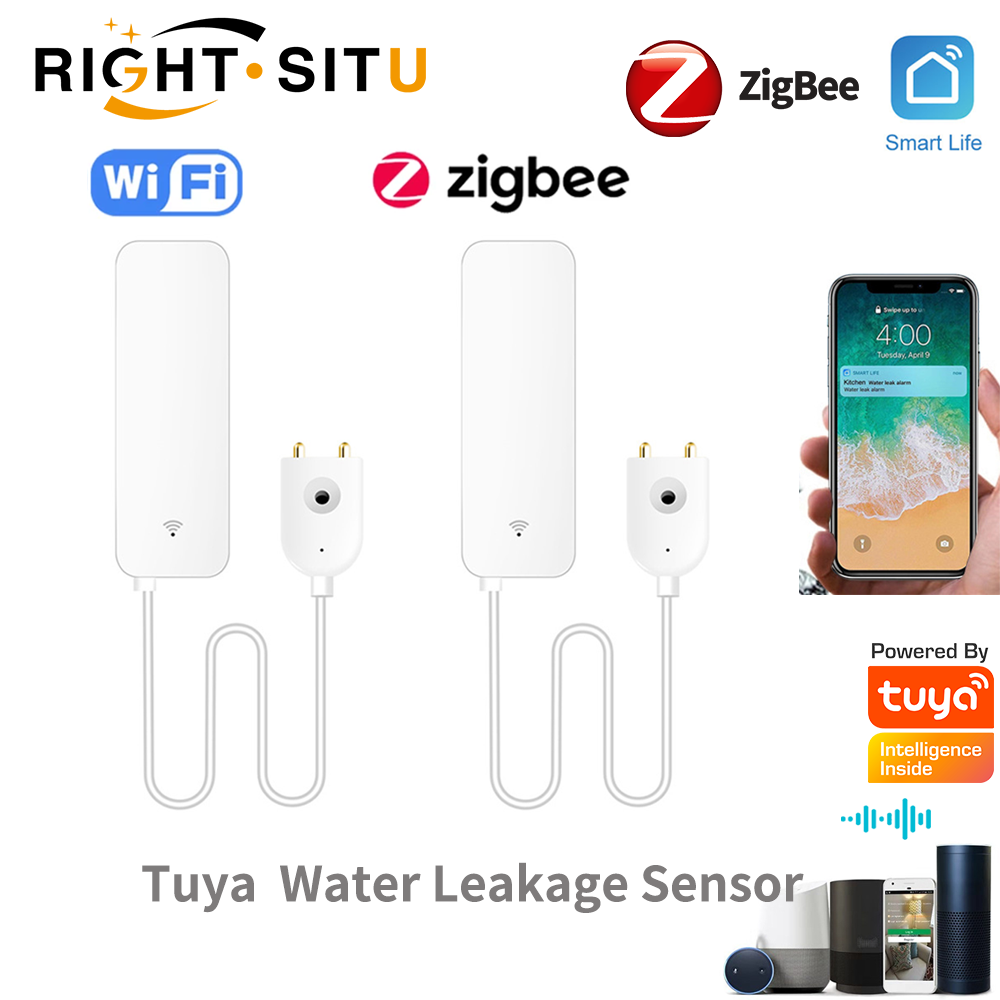 Home Security Business - Tuya WiFi Water Leak Sensor, Water