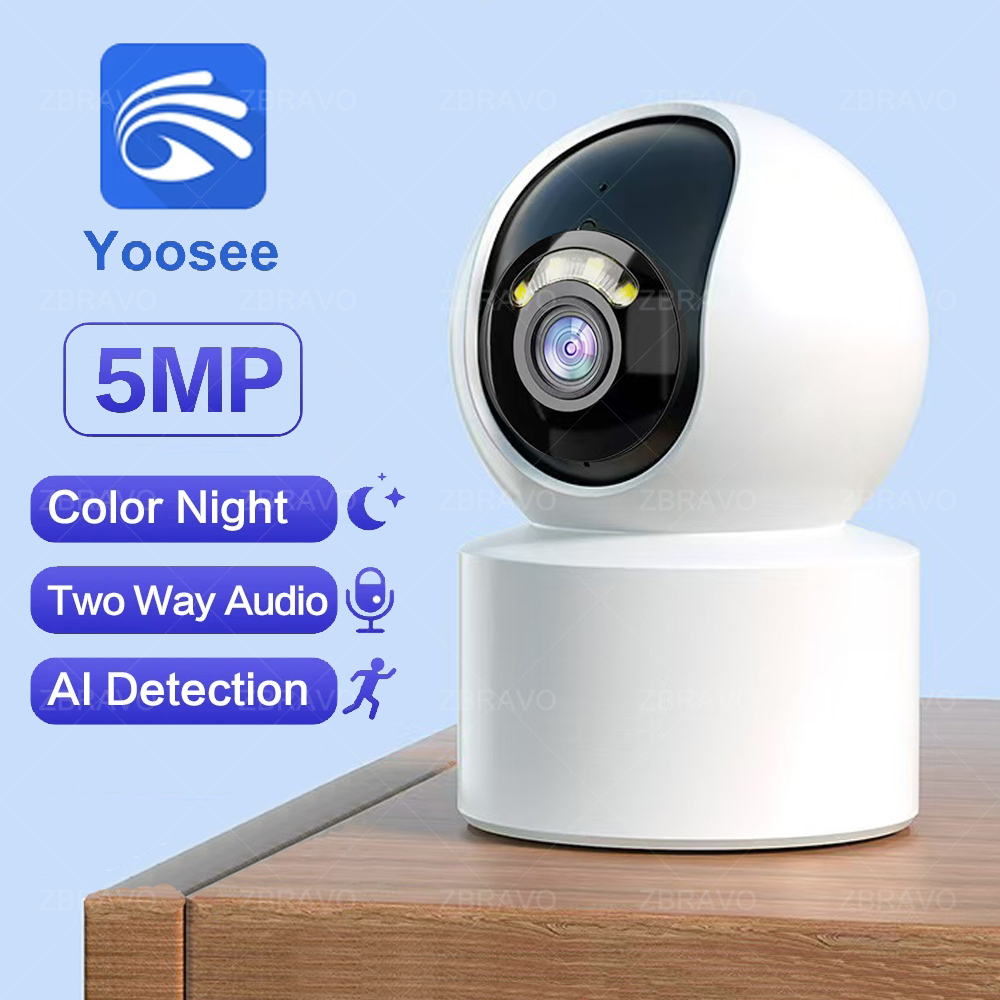 Home Security Lidar - Yoosee 5MP WiFi Security PTZ Indoor