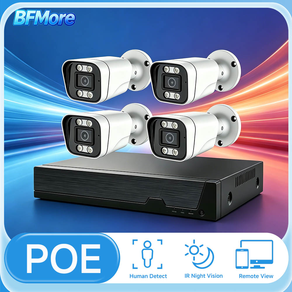 Home Security Video Recording Systems - BFMore 8MP 4K Ai Human Detection