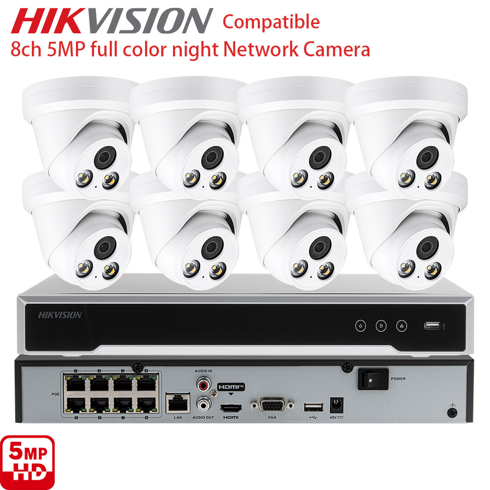 Home Security Video Recording Systems - 8CH 5MP IP CCTV Security Camera