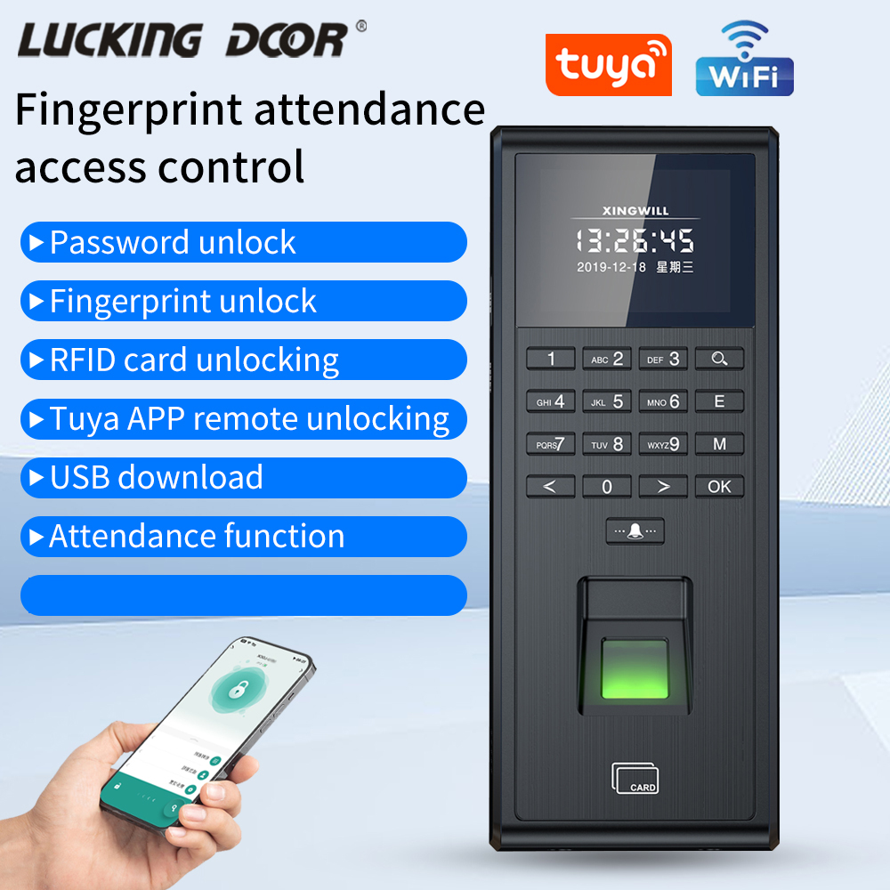 Home Security App - Tuya Smart Biometric Fingerprint Recognition Time