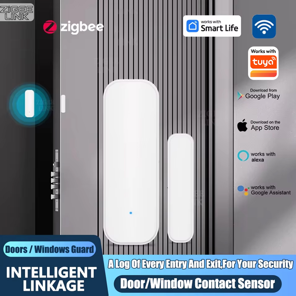 Home Security Business - ZigBee Door Window Sensor Wireless Magnetic