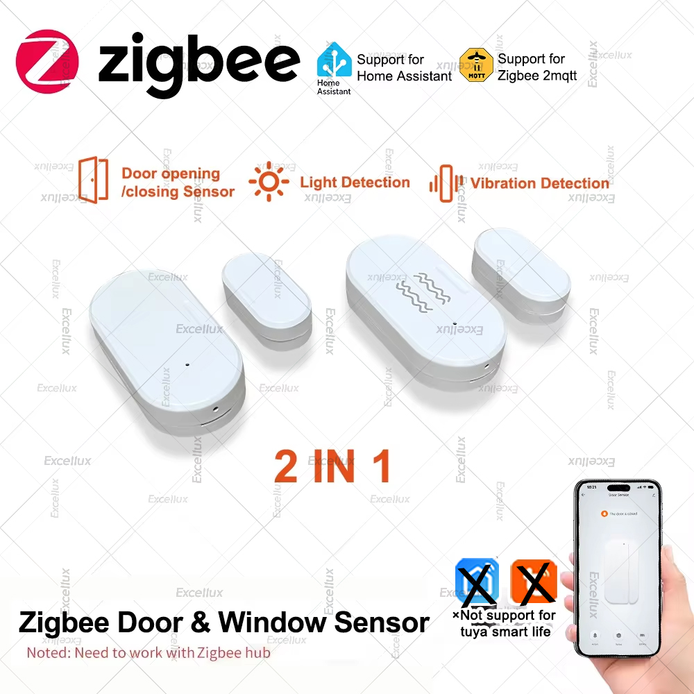 Zigbee 3.0 Door Window Sensor  - Home Security Business ulasan dan harga