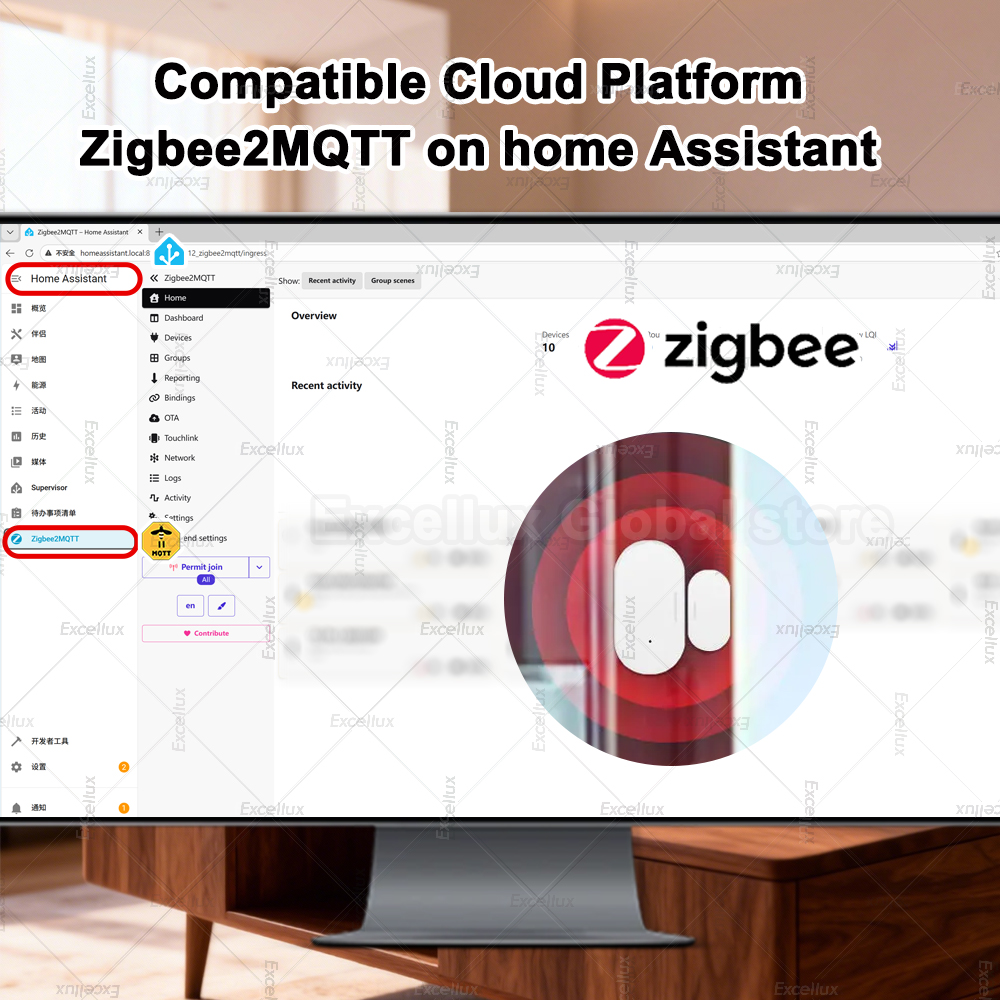 Zigbee 3.0 Door Window Sensor  - Home Security Business ulasan dan harga