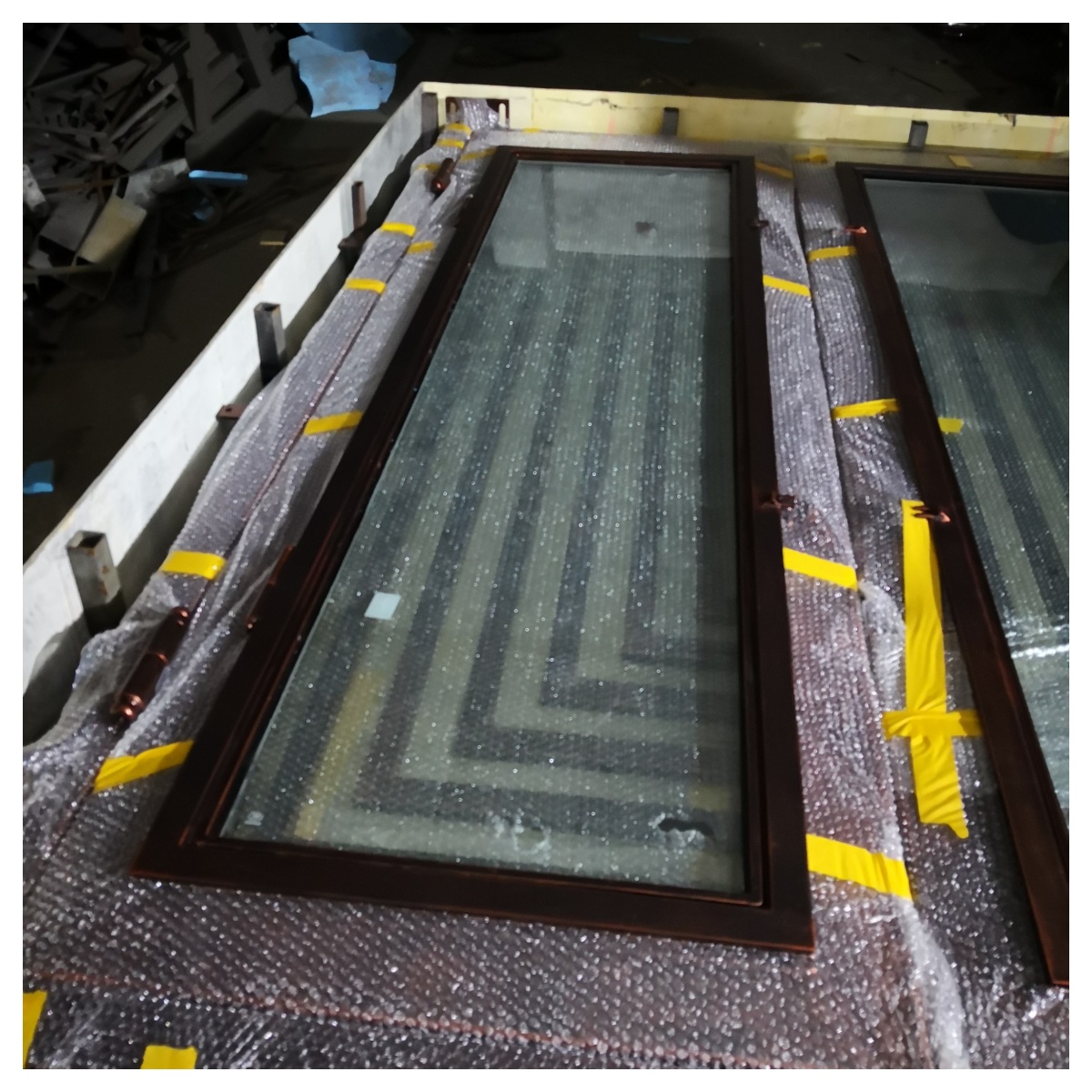 China Steel Glass Door South A - Home Security America ulasan dan harga