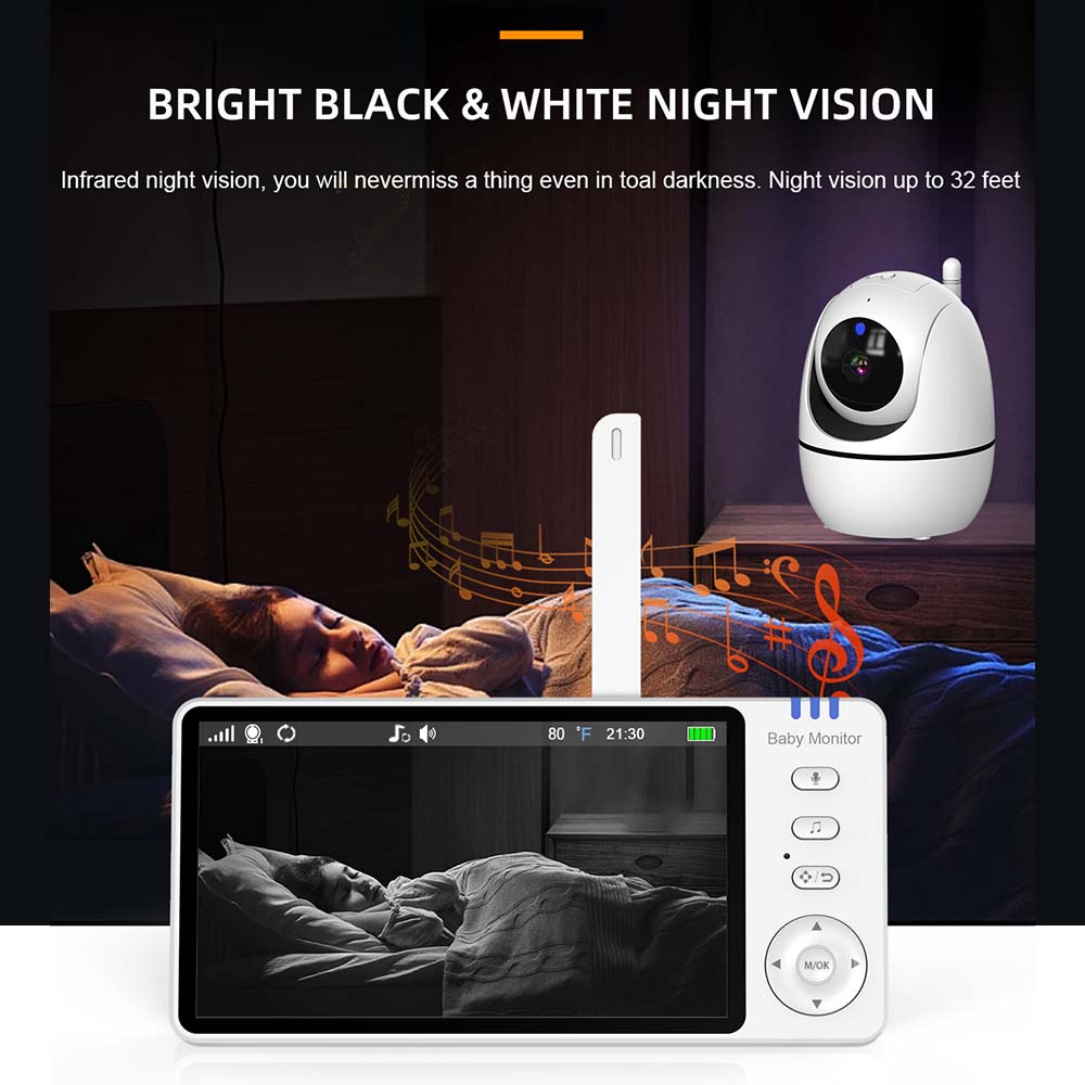 5 Inch Video Baby Monitor Indo - Home Security Deals ulasan dan harga