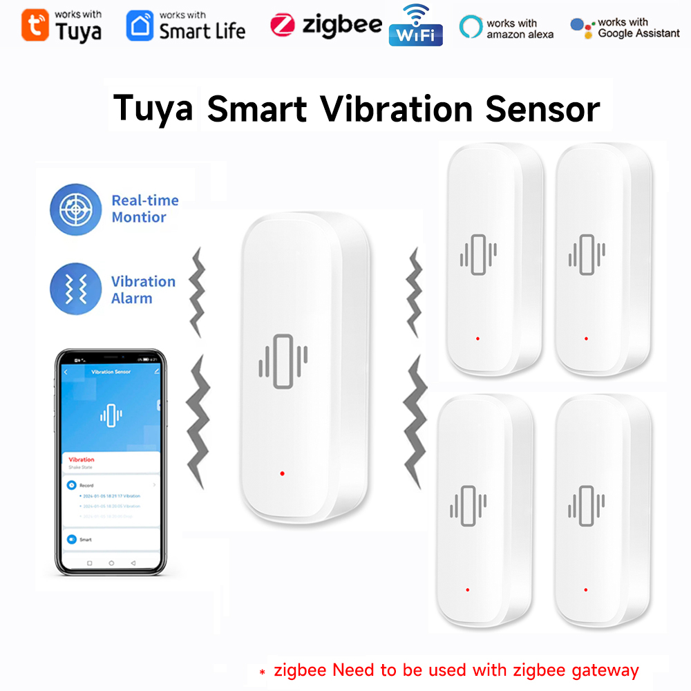 Tuya WiFi Zigbee Smart Vibrati - Home Security App ulasan dan harga