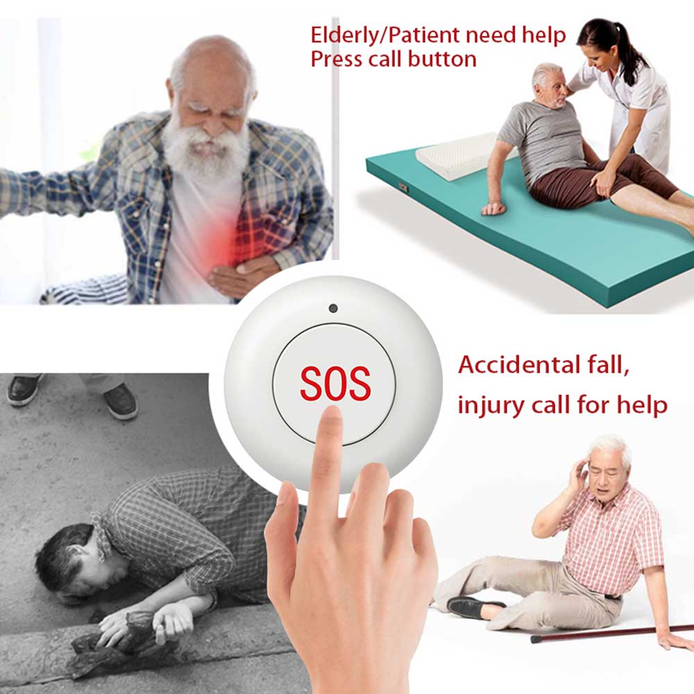 Wireless SOS Button Smart Home - Home Security Business ulasan dan harga