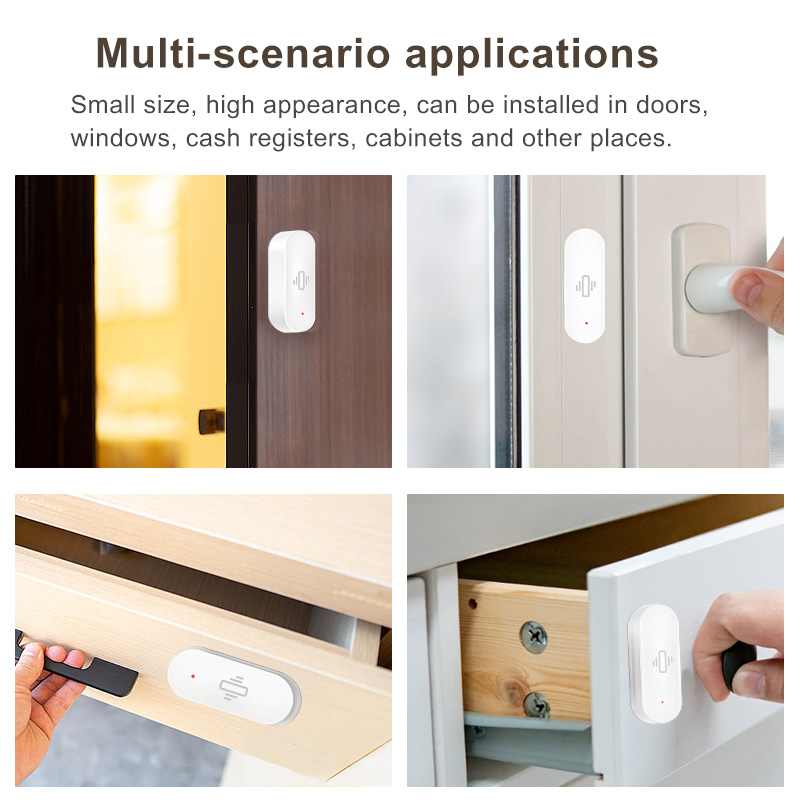 Tuya WiFi Vibration Sensor, Se - Home Security App ulasan dan harga