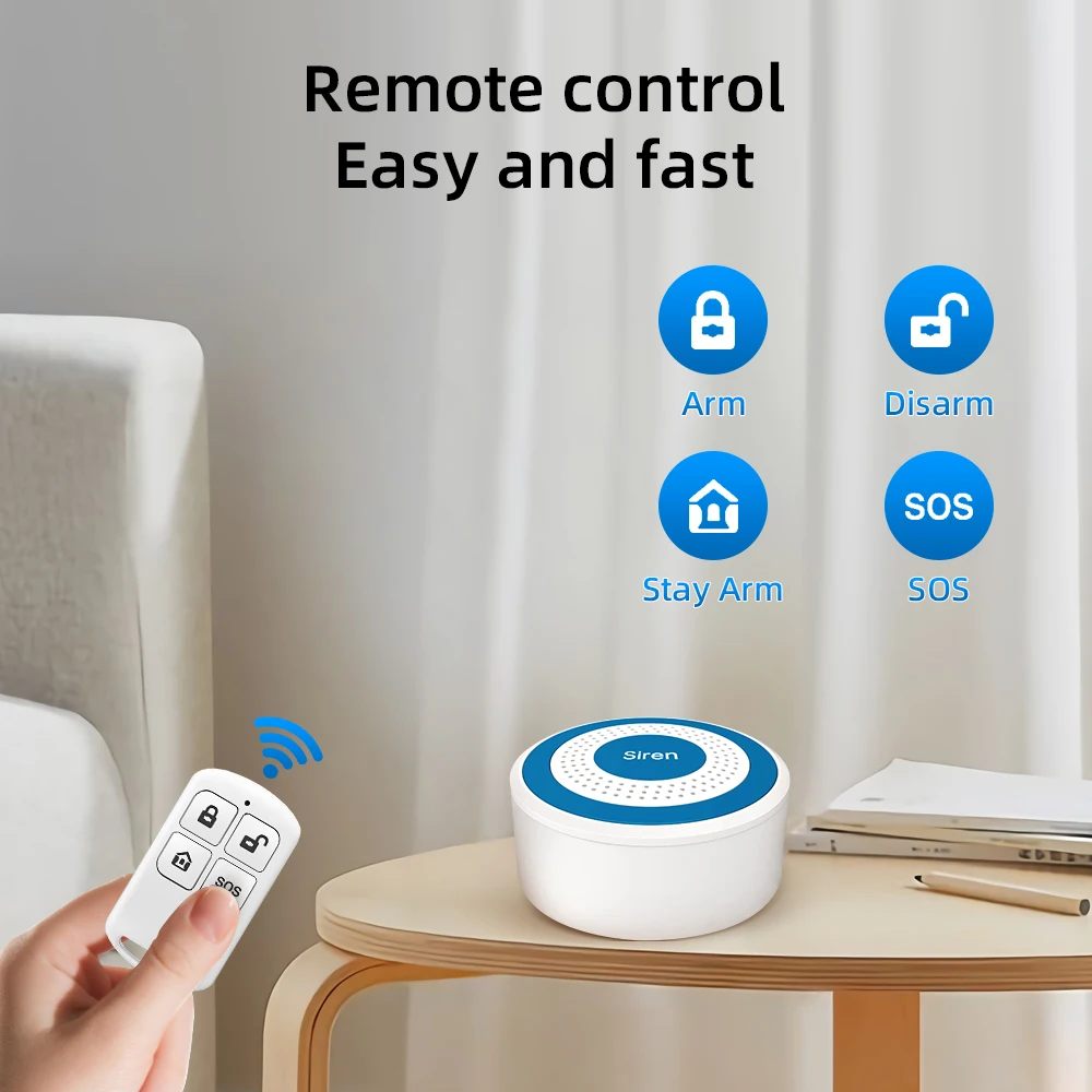 MULO Mini Alarm Siren Wireless - Home Security Deals ulasan dan harga