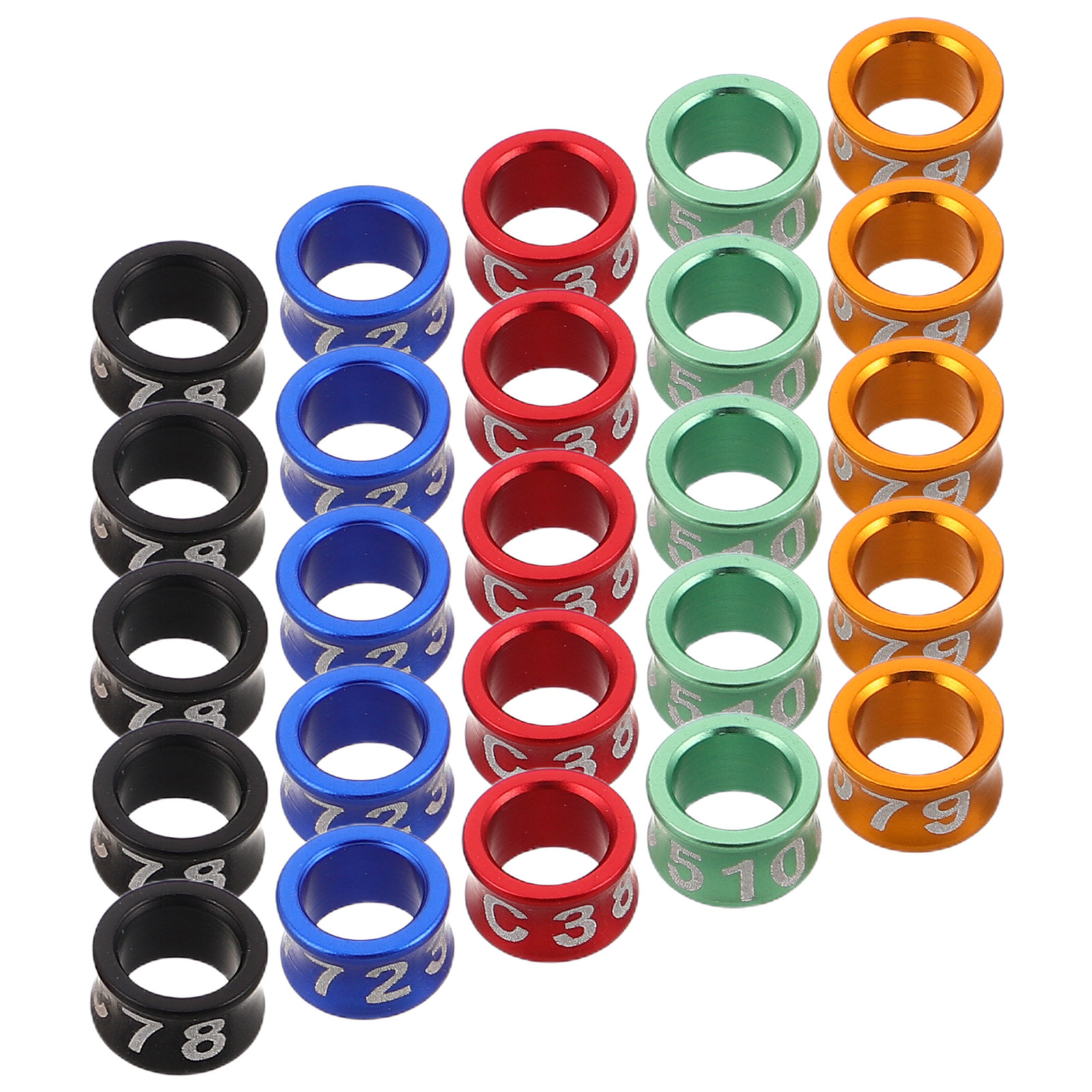 50Pcs Metal Bird Leg Bands for - Home Security Ring ulasan dan harga