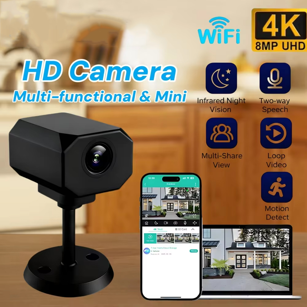 4K HD WiFi Security Camera for - Home Security App ulasan dan harga