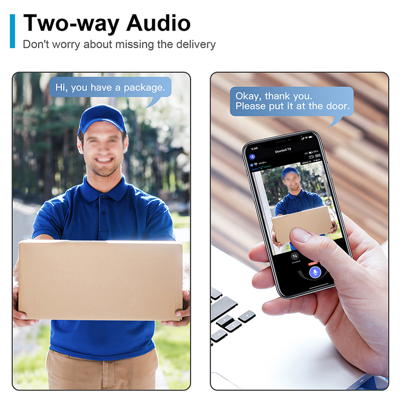WiFi Smart Video Doorbell Came - Home Security Lidar ulasan dan harga