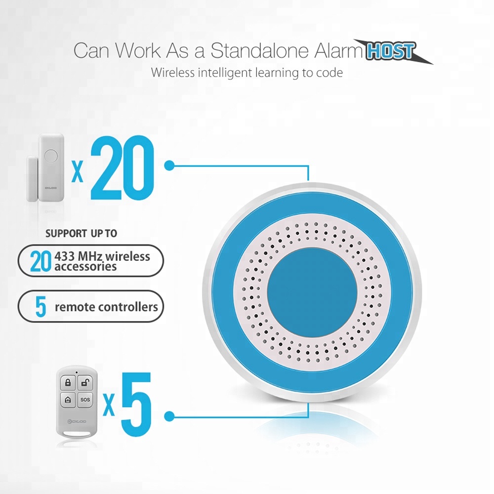 PGST 433Mhz Indoor Wireless Si - Home Security Deals ulasan dan harga