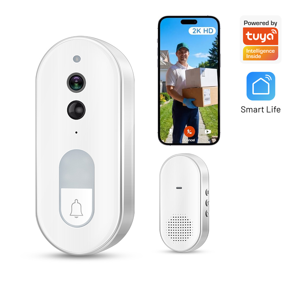 Tuya Smart Video Doorbell Wire - Home Security Lidar ulasan dan harga
