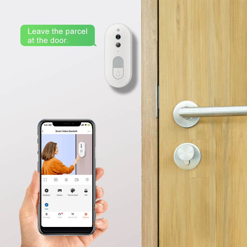 Tuya Smart Video Doorbell Wire - Home Security Lidar ulasan dan harga