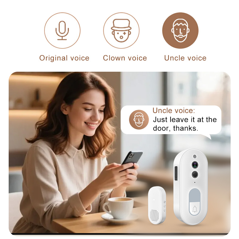 Tuya Smart Video Doorbell Wire - Home Security Lidar ulasan dan harga