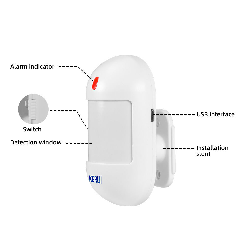 KERUI Wireless PIR Motion Sens - Home Security Deals ulasan dan harga