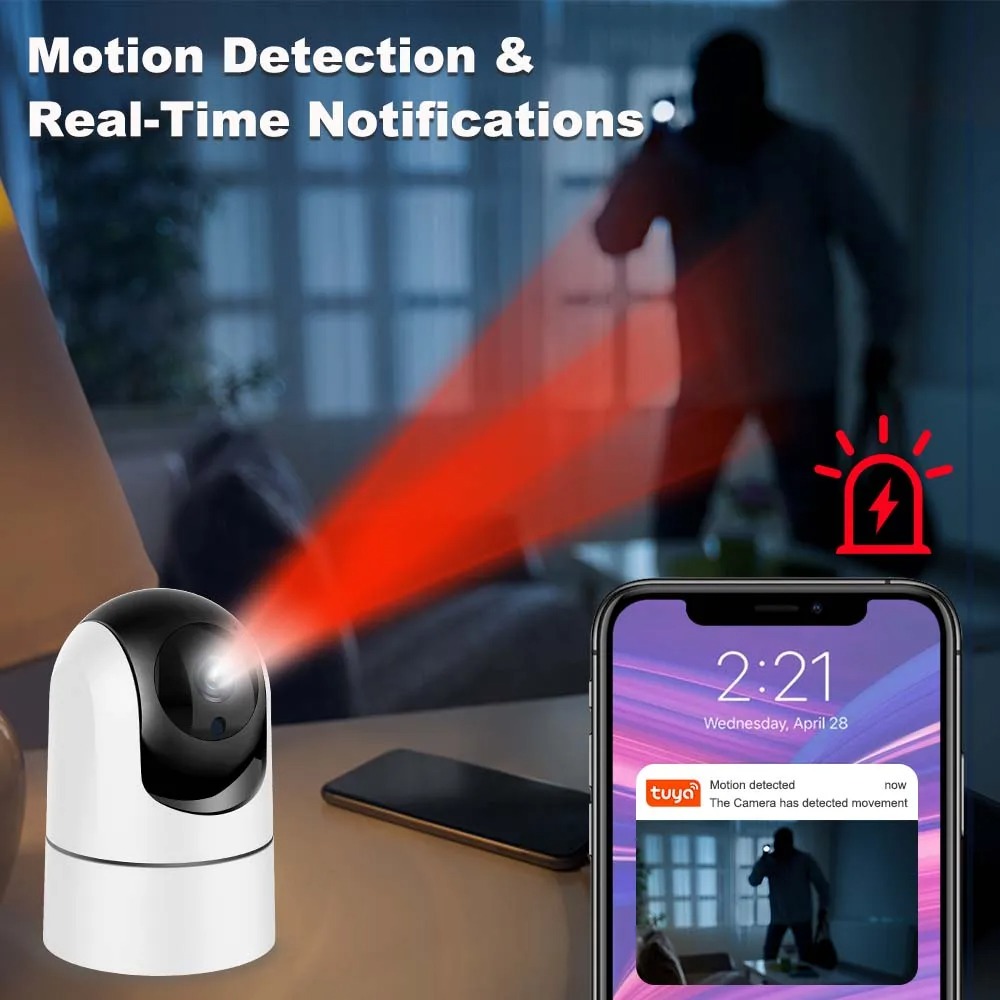 6MP WiFi Camera Tuya Smart Hom - Home Security Google Camera ulasan dan harga