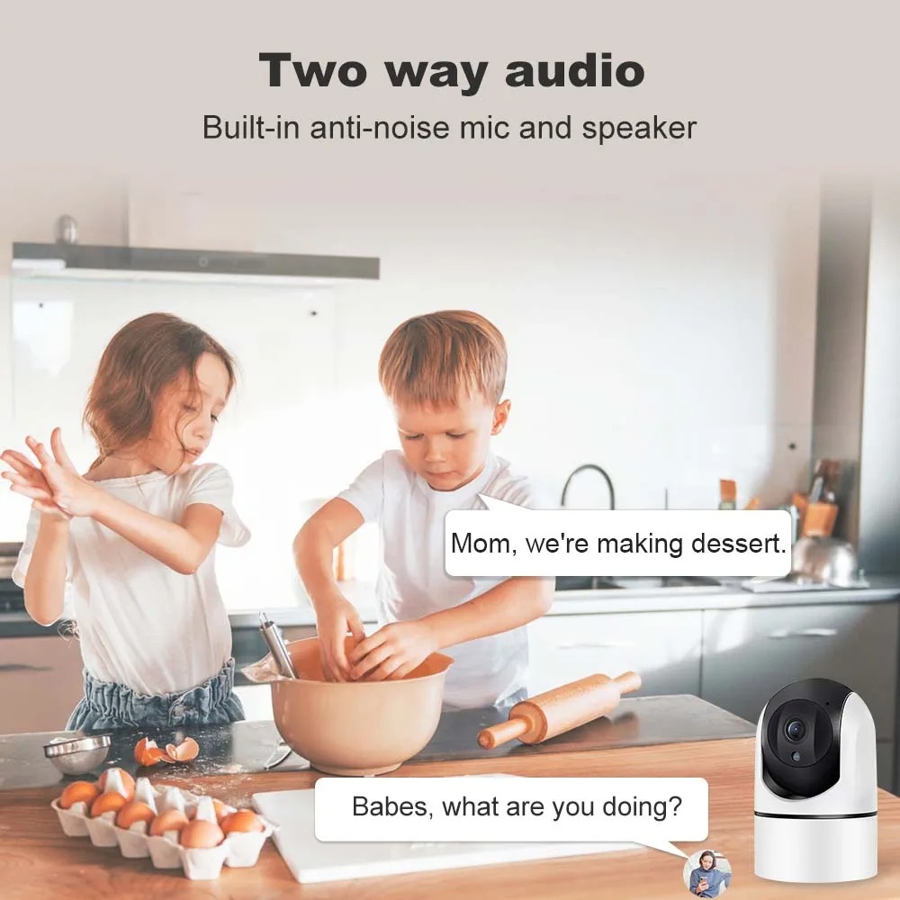 6MP WiFi Camera Tuya Smart Hom - Home Security Google Camera ulasan dan harga