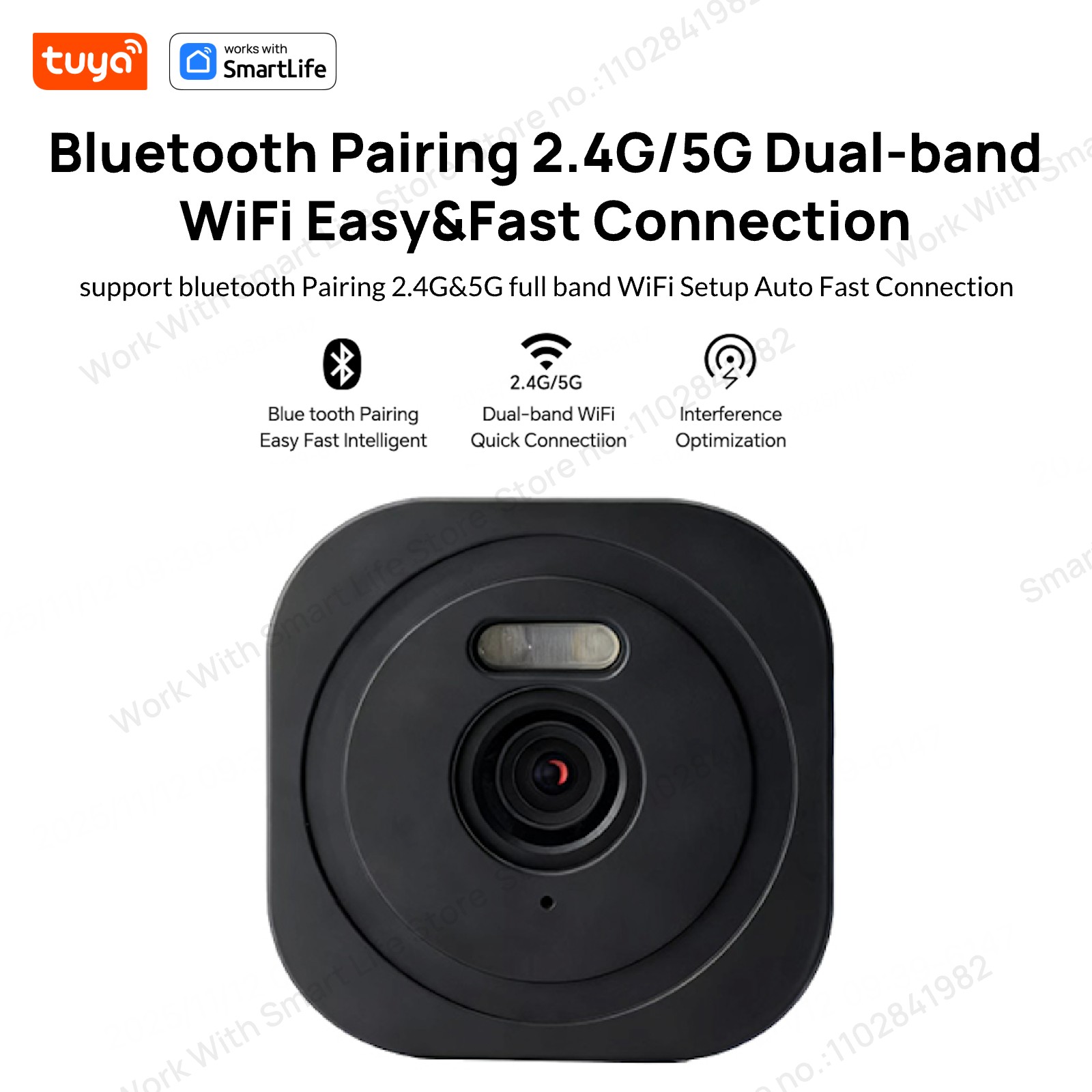 3MP 2K Tuya Window Camera,2.4G - Home Security Lidar ulasan dan harga