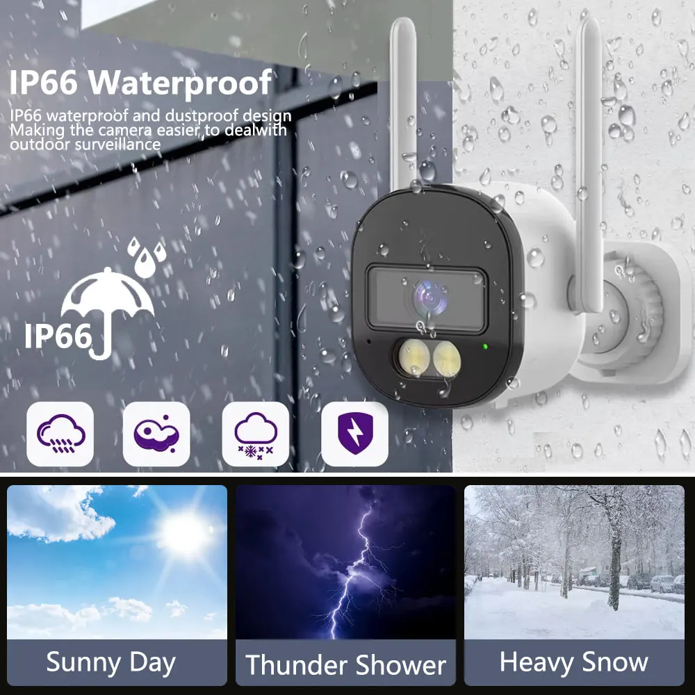 Tuya Bullet Camera Outdoor 5MP - Home Security Lidar ulasan dan harga
