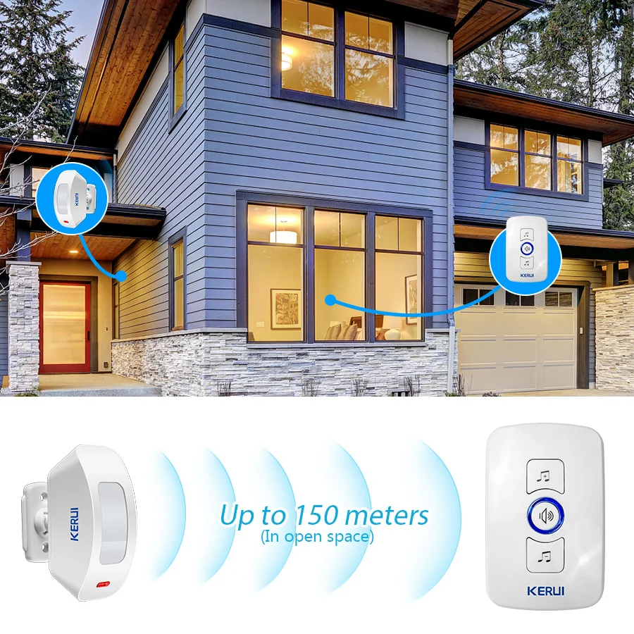 KERUI Wireless Doorbell Home S - Home Security Ring ulasan dan harga
