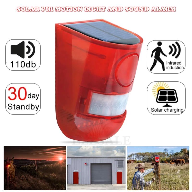 Waterproof Solar Powered Alarm - Home Security Deals ulasan dan harga