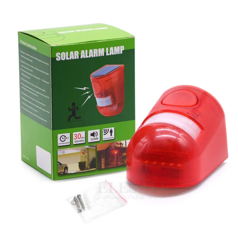 Waterproof Solar Powered Alarm - Home Security Deals ulasan dan harga