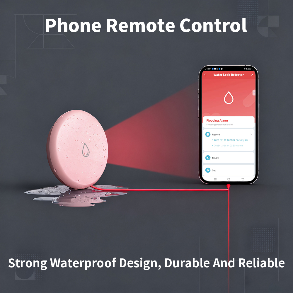 Zigbee Leakage Sensor LED Imme - Home Security App ulasan dan harga