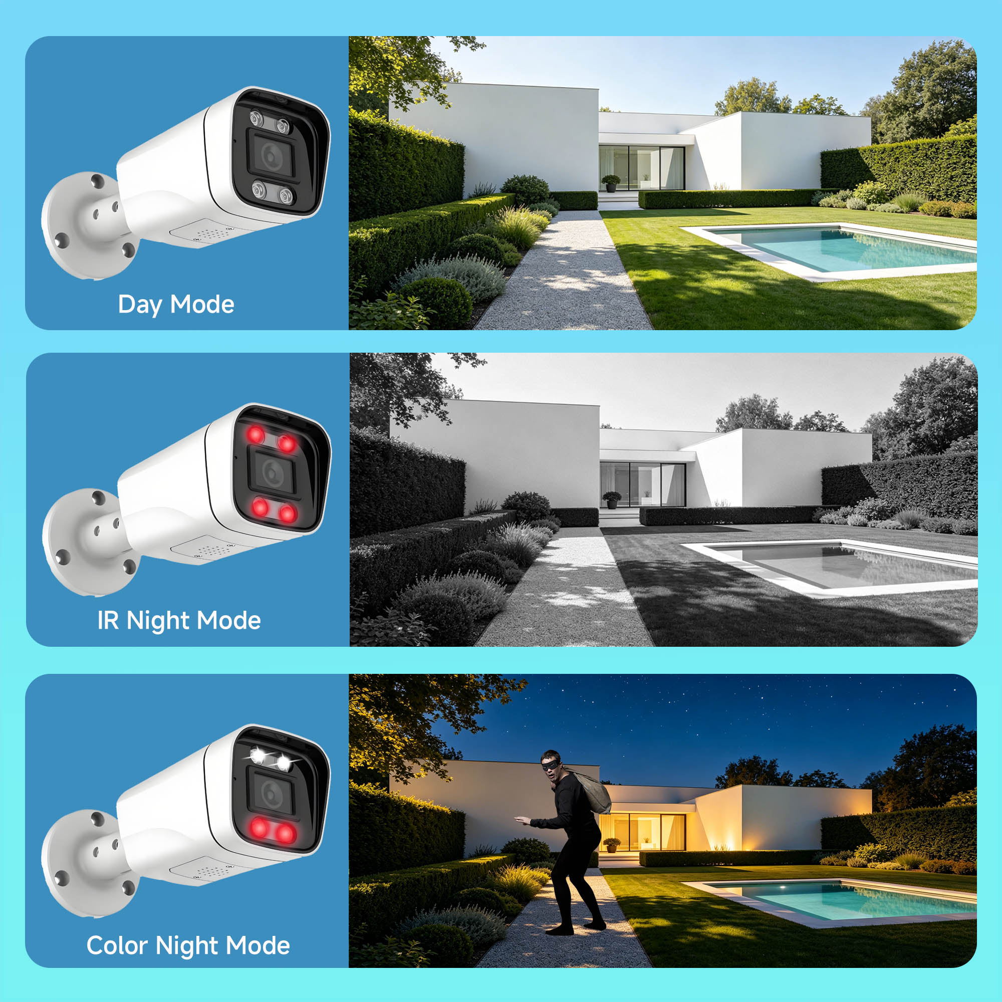 BFMore 8MP 4K Ai Human Detecti - Home Security Video Recording Systems ulasan dan harga