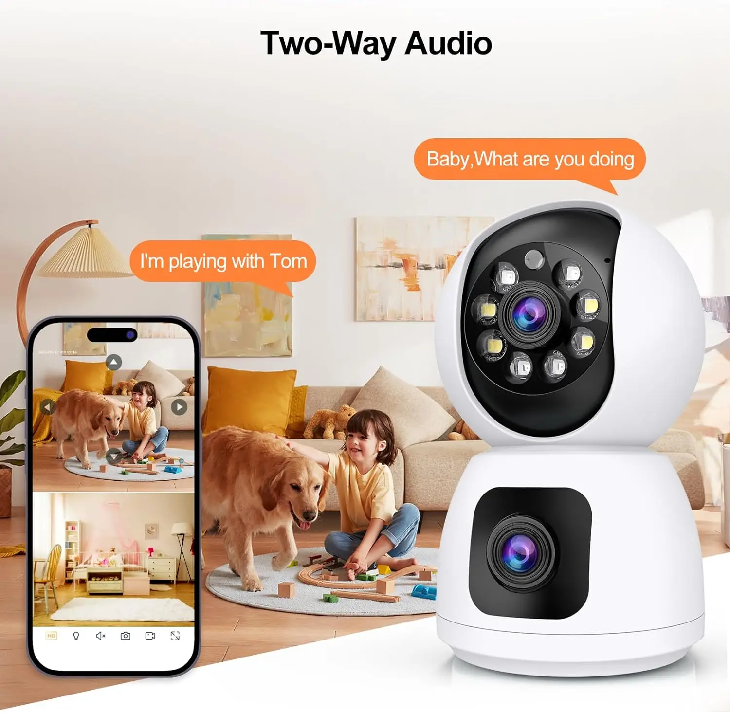 Tuya  4K 8MP HD WiFi Camera In - Home Security Google Camera ulasan dan harga