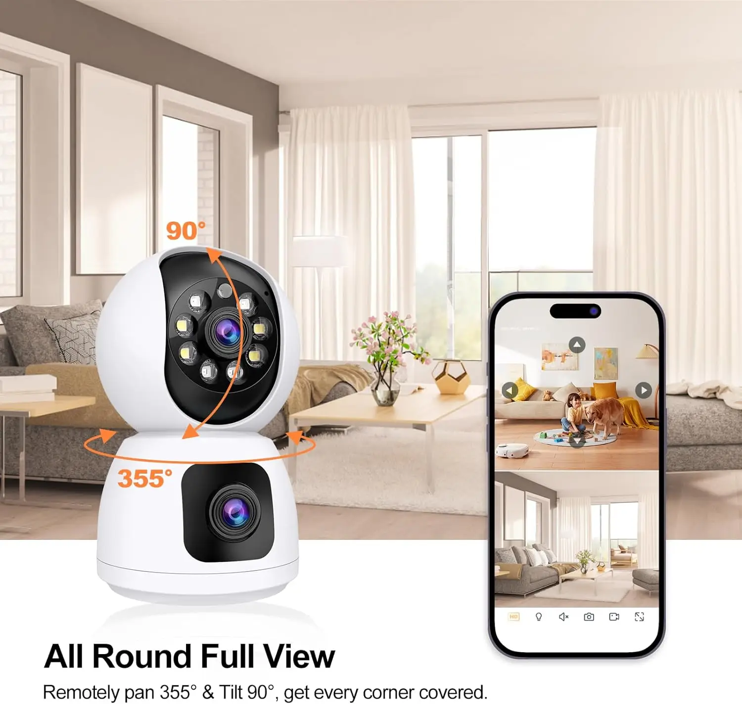 Tuya  4K 8MP HD WiFi Camera In - Home Security Google Camera ulasan dan harga