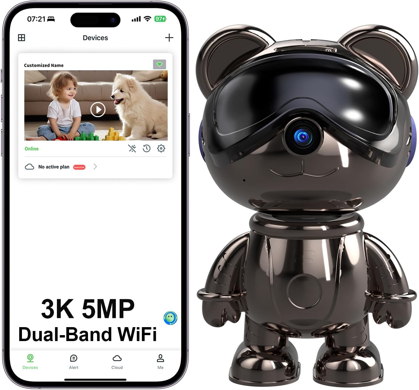 Indoor WiFi Security Camera, 5 - Home Security Google Camera ulasan dan harga