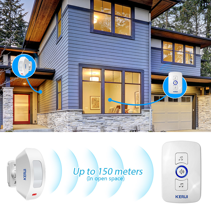 KERUI Wireless Doorbell Home S - Home Security Ring ulasan dan harga