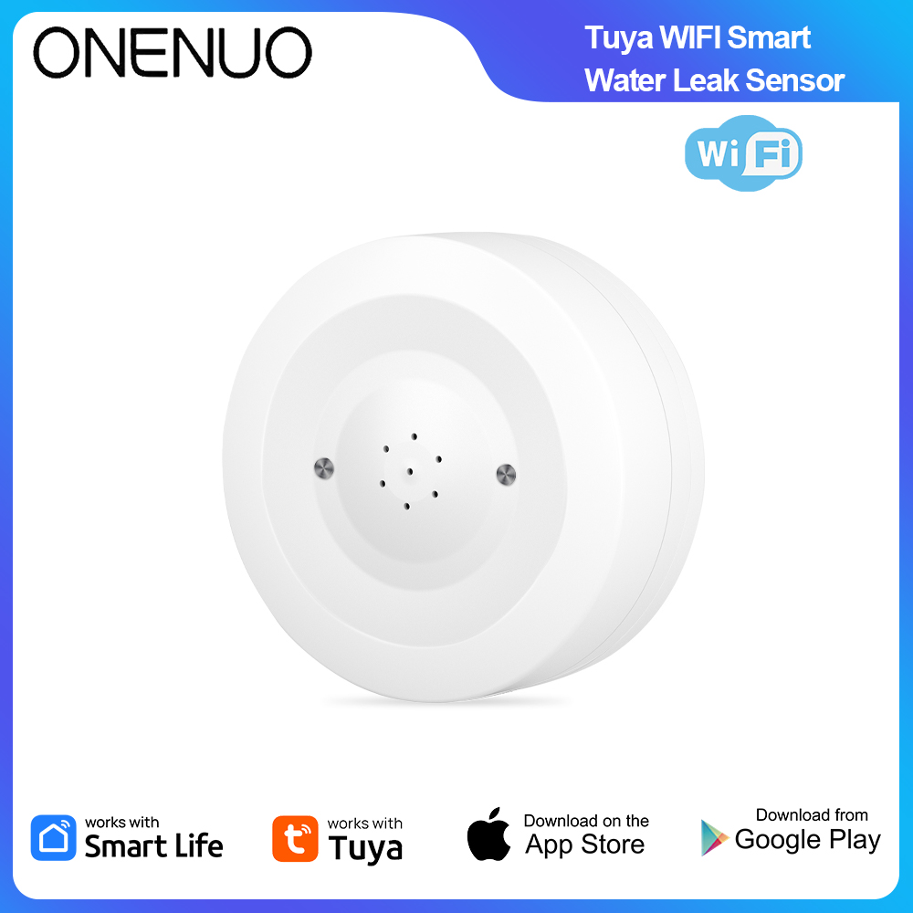 ONENUO WiFi Tuya Water Leak Se - Home Security Business ulasan dan harga