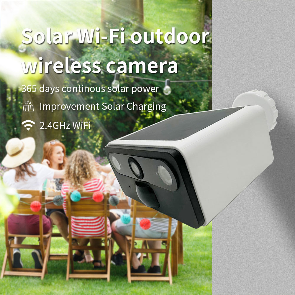 2K Tuya Solar Security Camera  - Home Security Google Camera ulasan dan harga