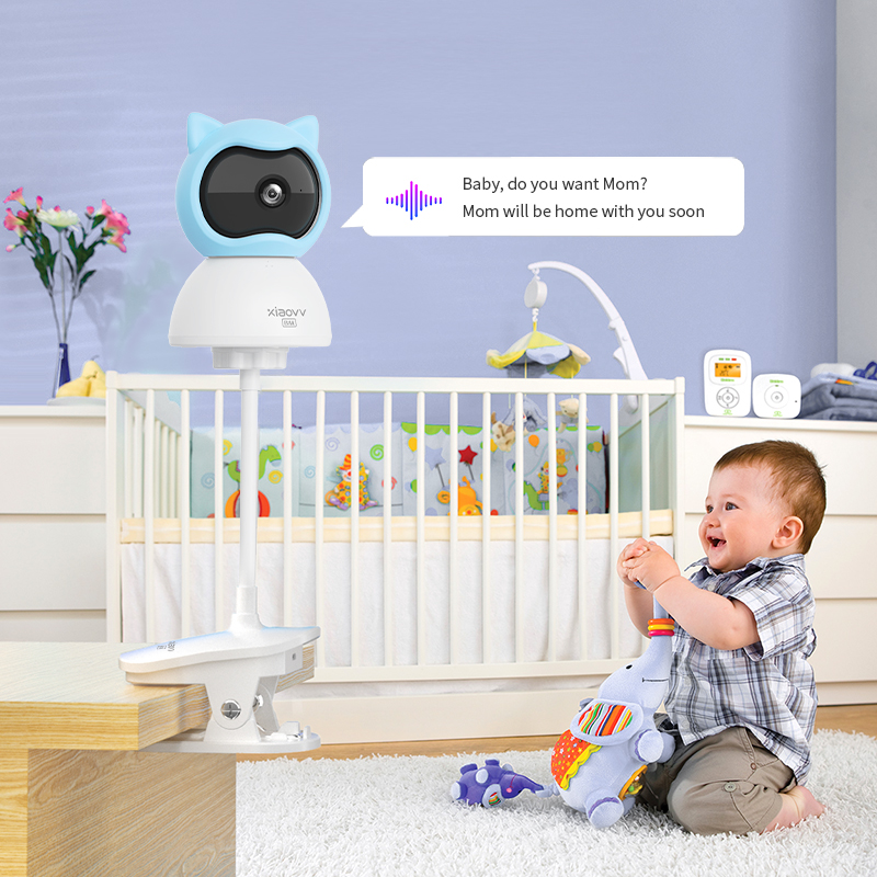 4MP WiFi xiaovv indoor Baby Mo - Home Security Deals ulasan dan harga
