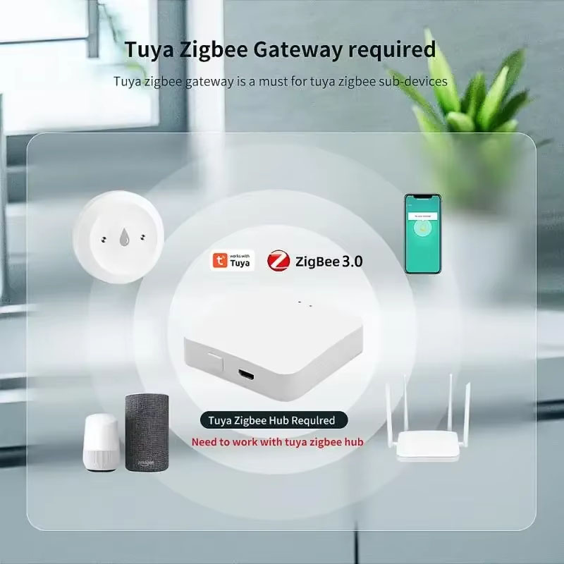 Tuya ZigBee 3.0 Water Leak Det - Home Security App ulasan dan harga