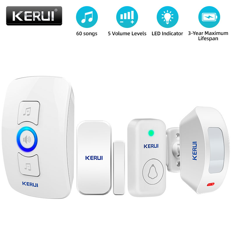 KERUI Wireless Doorbell Home S - Home Security Ring ulasan dan harga