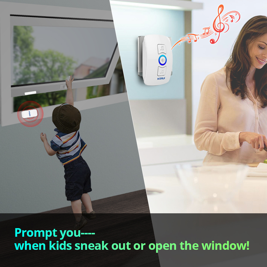 KERUI Wireless Doorbell Home S - Home Security Ring ulasan dan harga