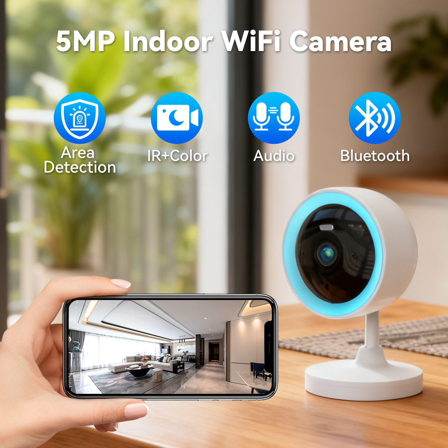 PEGATAH Tuya Smart 5MP HD Indo - Home Security Lidar ulasan dan harga