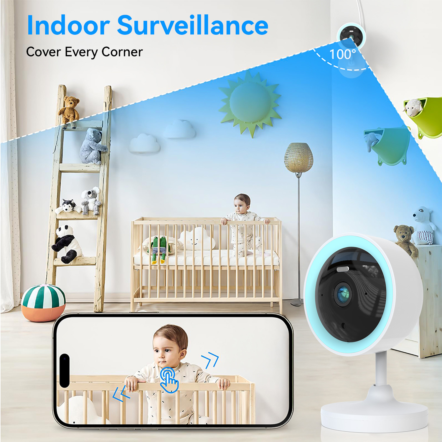 PEGATAH Tuya Smart 5MP HD Indo - Home Security Lidar ulasan dan harga
