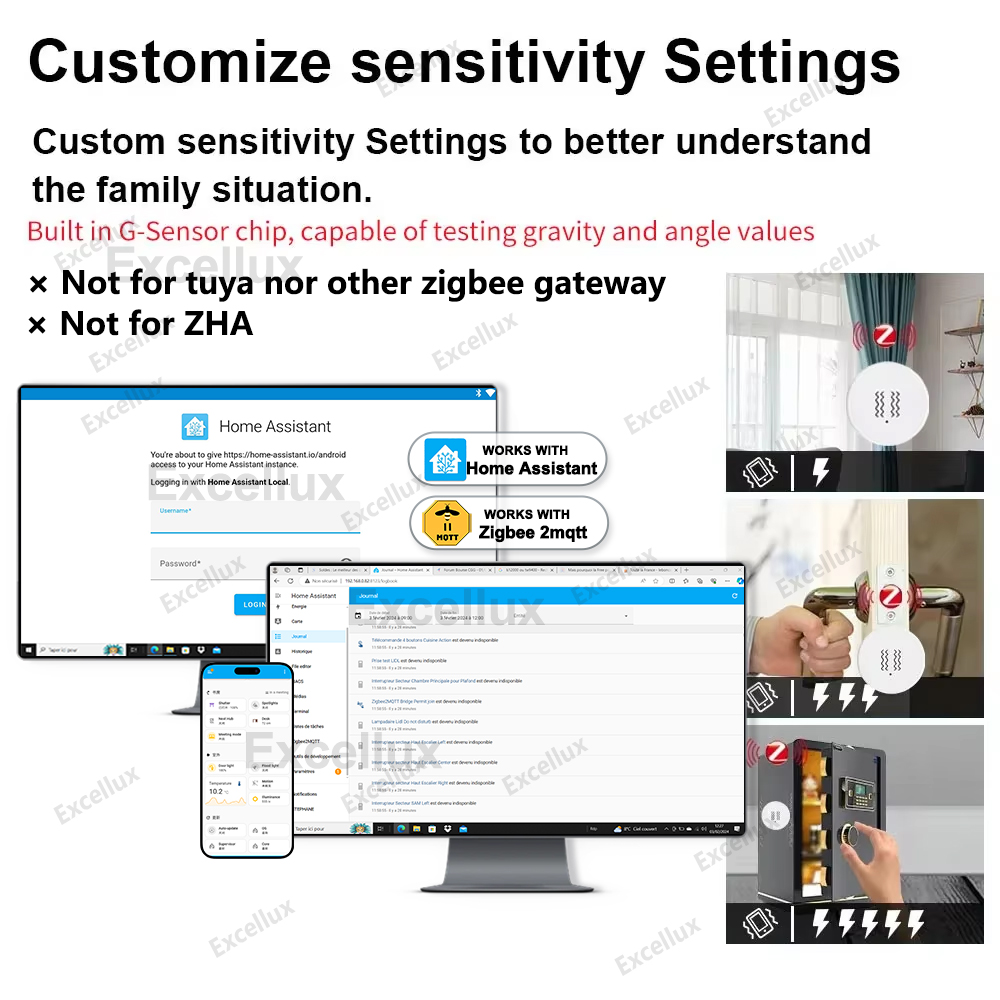 Zigbee 3.0 Smart Vibration Sen - Home Security App ulasan dan harga