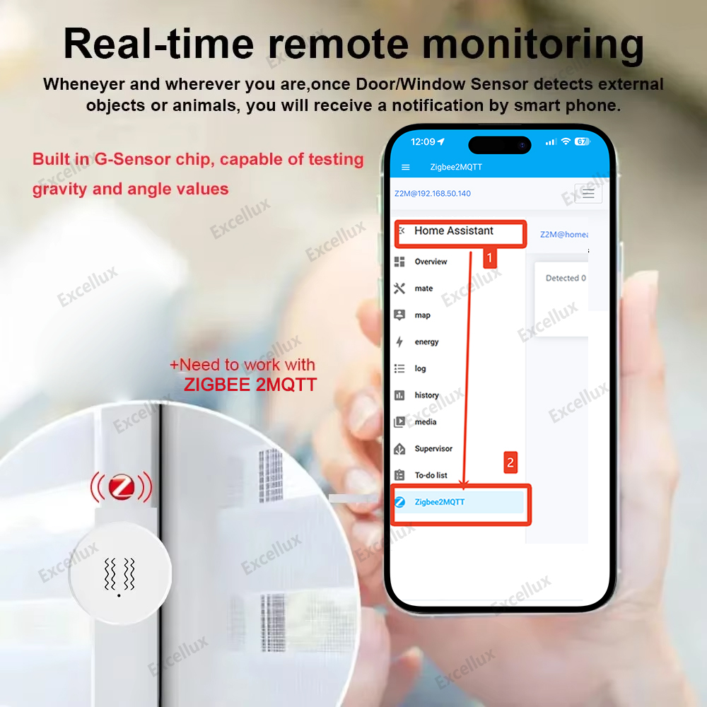 Zigbee 3.0 Smart Vibration Sen - Home Security App ulasan dan harga