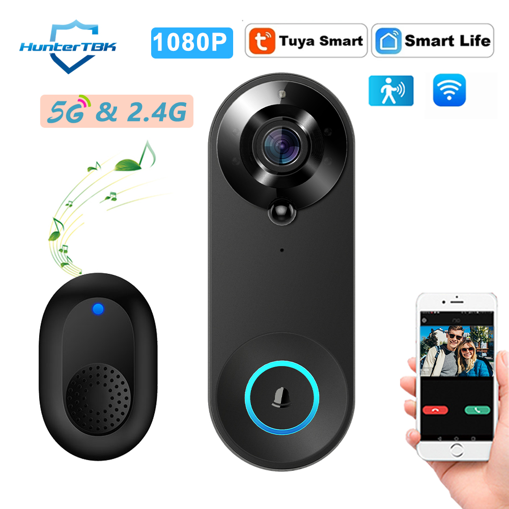 5G 2.4G WiFi Video Doorbell 10 - Home Security Lidar ulasan dan harga