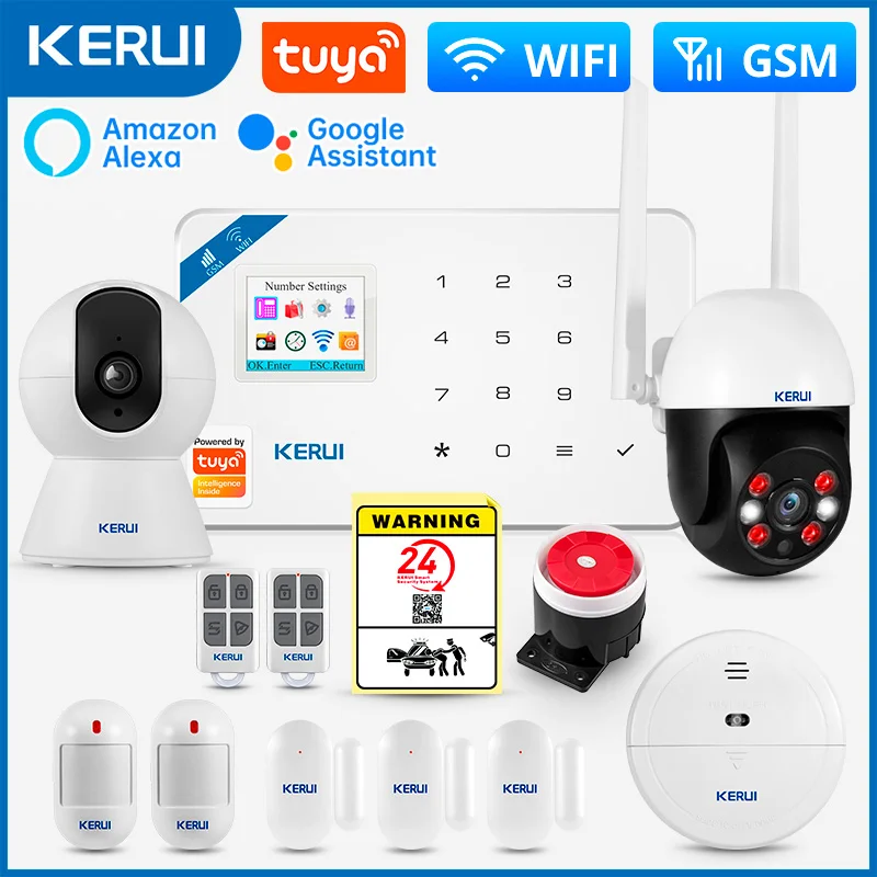 KERUI W181 Alarm System Securi - Home Security Google Camera ulasan dan harga