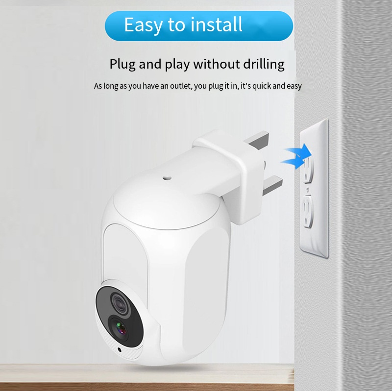 Tuya Wall Plug In Camera Wifi  - Home Security Google Camera ulasan dan harga