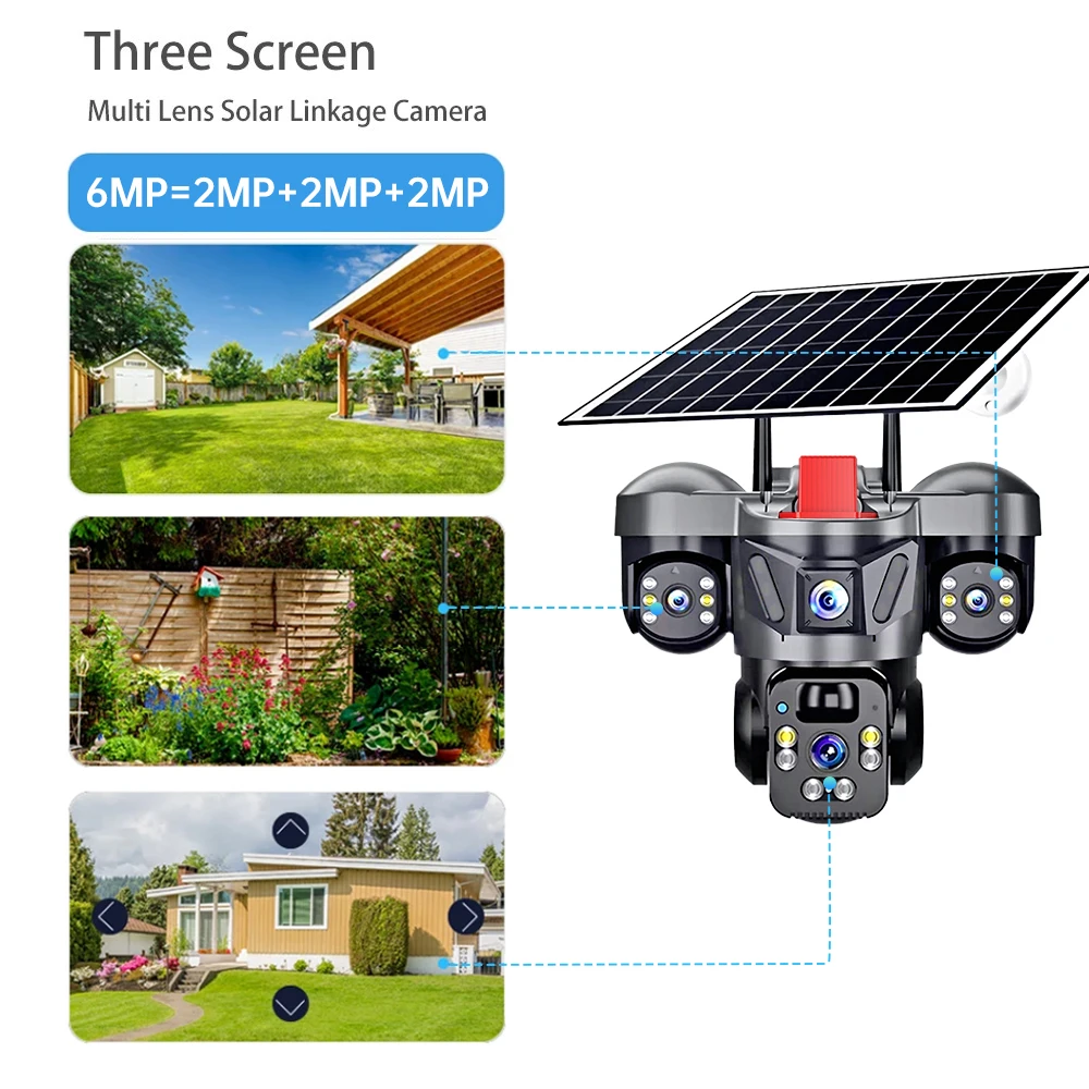 KERUI Outdoor PTZ 6MP 4G SIM W - Home Security Business ulasan dan harga